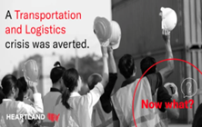 a transportation and logistic crisis averted